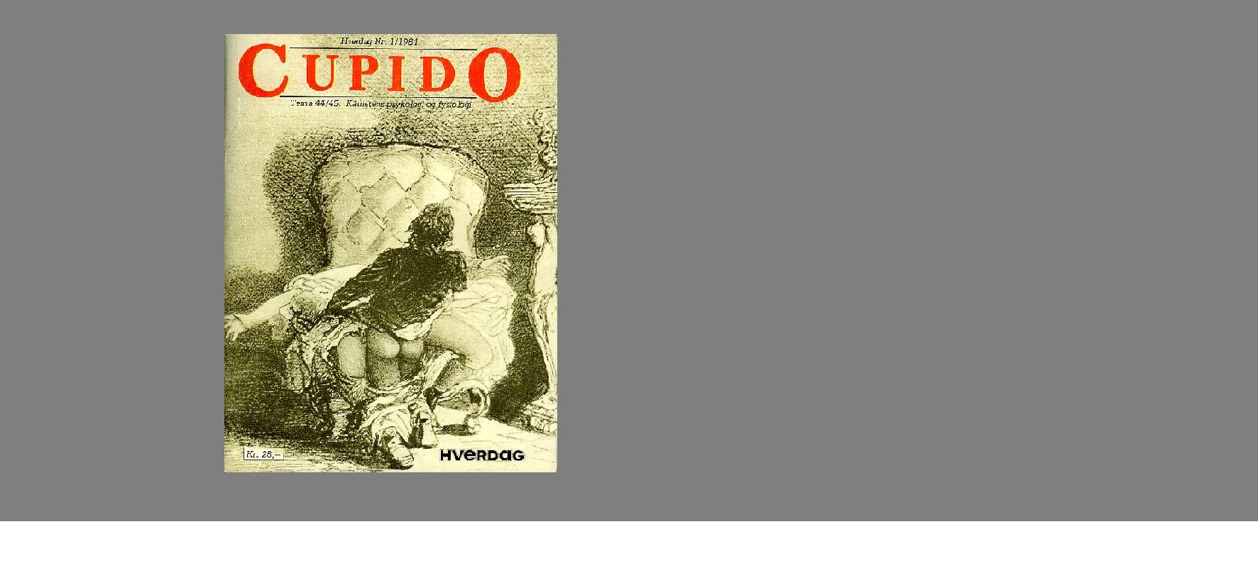 Cupido: How it began